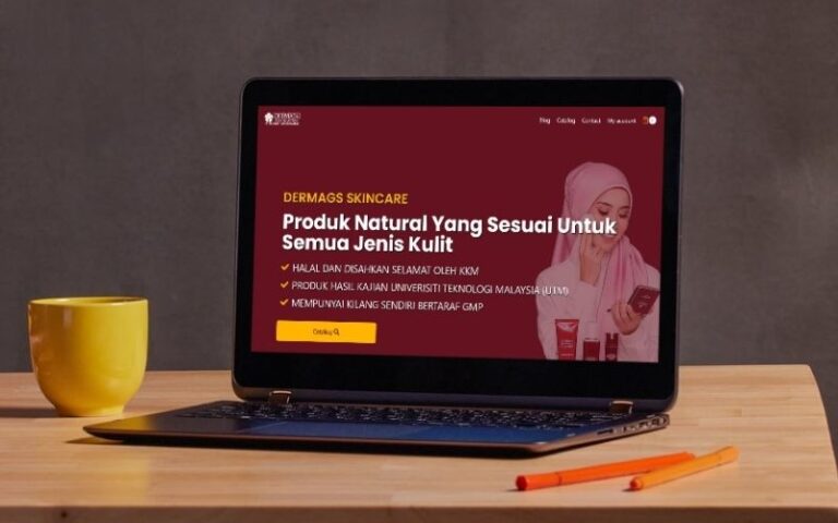 Portfolio Reza Dermags Website Desktop