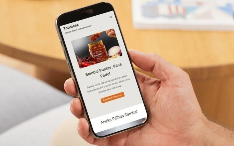 Portfolio Reza Toomeez Website Mobile